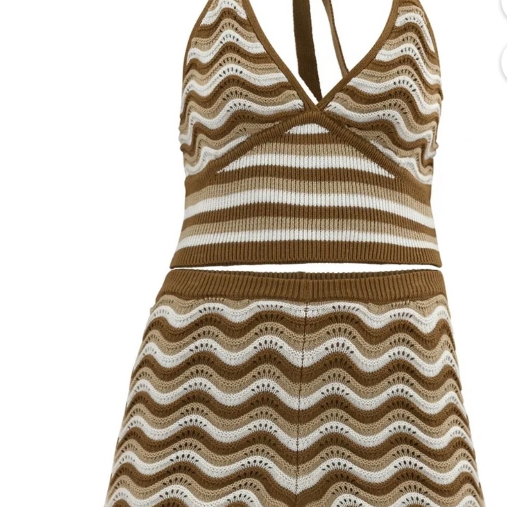 No Boundaries Brown and White Women Shorts